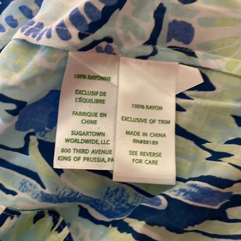 LILLY PULITZER BENICIA COLD SHOULDER TUNIC DRESS - Image 9