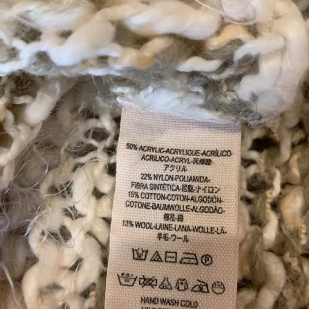 Free People Linus fuzzy striped sweater in natural M - Image 6