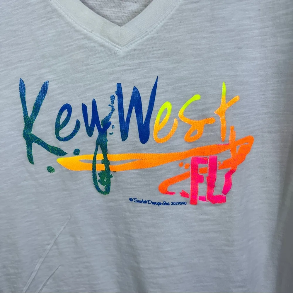 Miami Style Size Medium T-Shirt Short Sleeve Key West Florida - Image 3