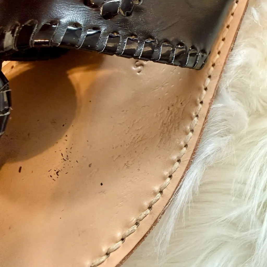 Jack Rogers Black Leather Sandals Size 8 - Image 2