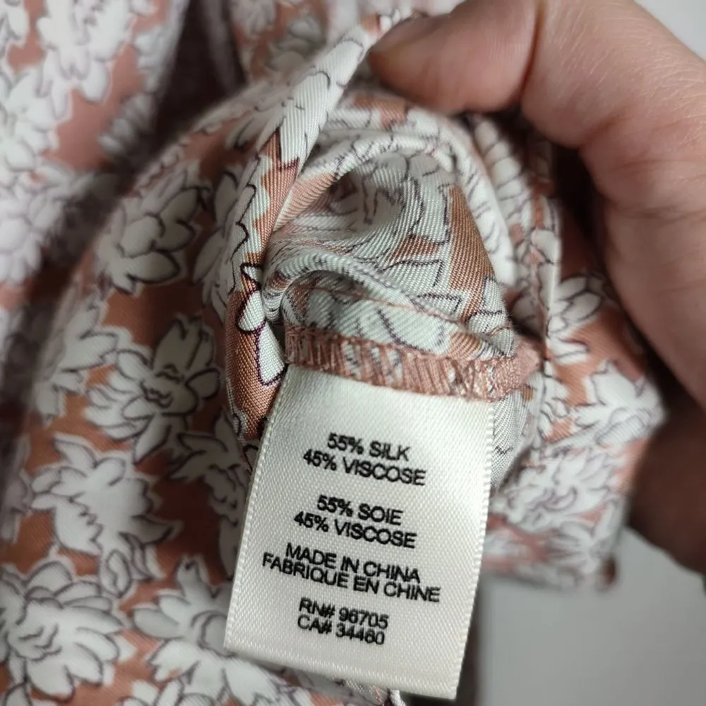 TAILORED BY REBECCA TAYLOR Chamomile Silk Blend Top size 2 - Image 11