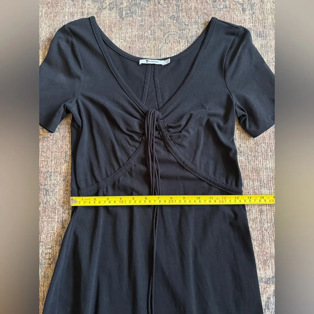T by Alexander Wang Short Sleeve Little Black Dress Size Small - Image 3