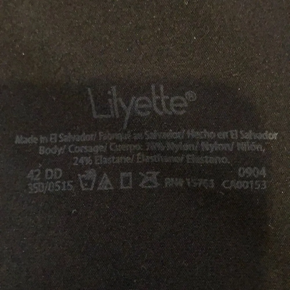 Lilyette Black Underwire Minimizer Bra 42DD #0904 Size undefined - Image 9