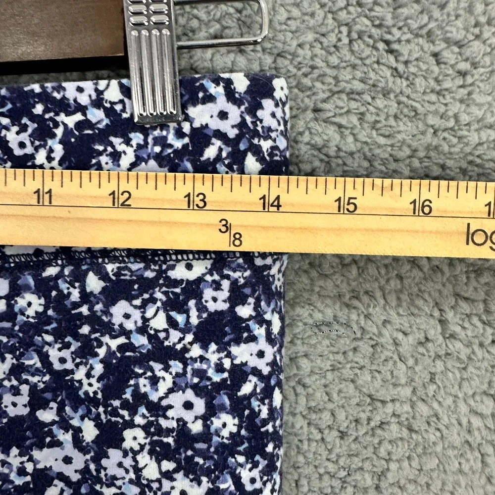 Aerie Navy Floral Seamless 7/8 Leggings Womens Medium Gym‎ Outdoors Feminine - Image 3