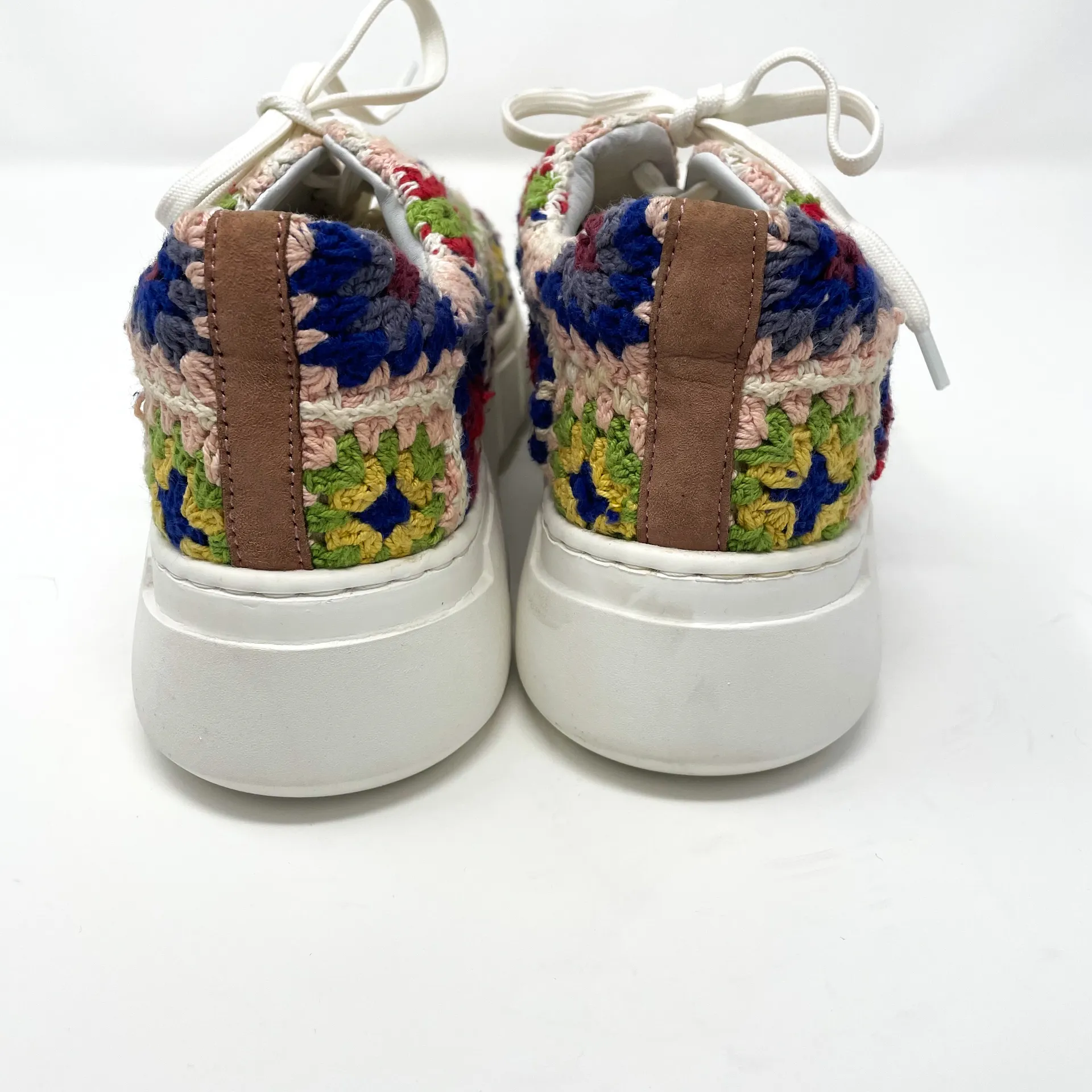 Catch Me if You Can Crochet Platform Sneakers - Image 3