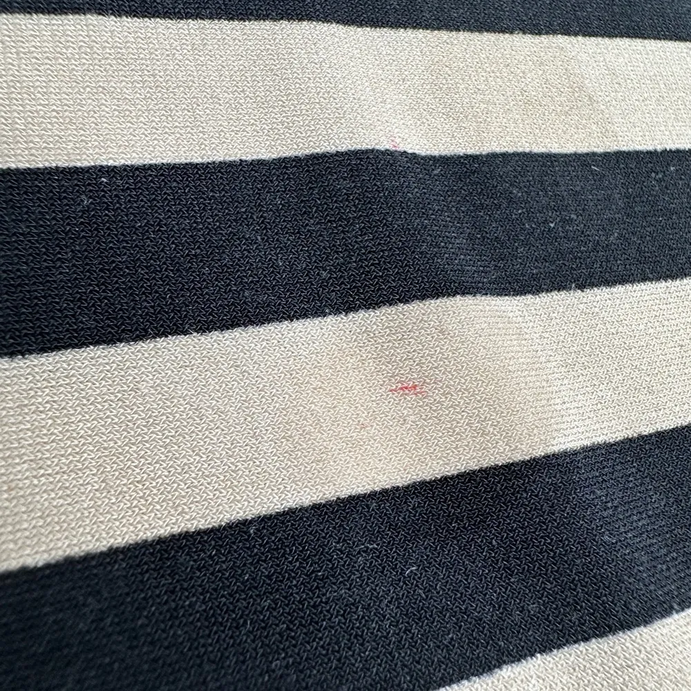 ECI Black and White Striped Maxi Skirt - Image 7