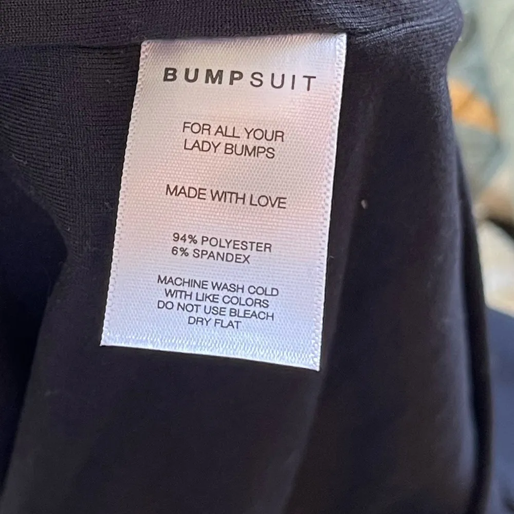 BUMPSUIT Black Maxi Tank Maternity Dress Size Medium - Image 7