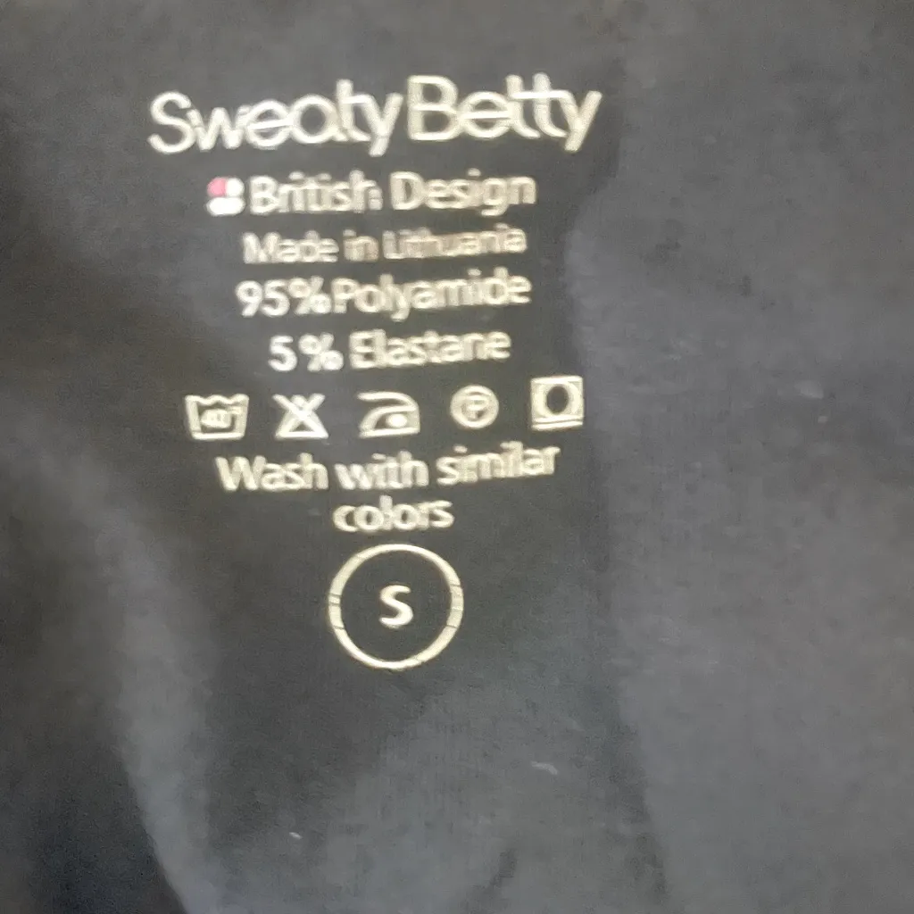 Sweaty Betty Black Tank Top Size Small‎ - Image 3