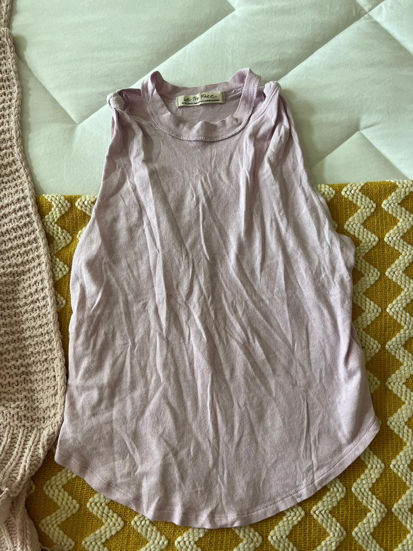 Baby Pink High Neck Tank - Image 5