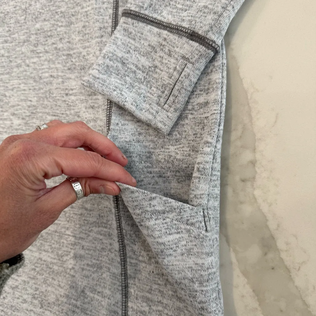 Kuhl Lea Cowl Neck Knit Sweater Dress Womens Medium HeatherGray Outdoor Gorpcore - Image 4