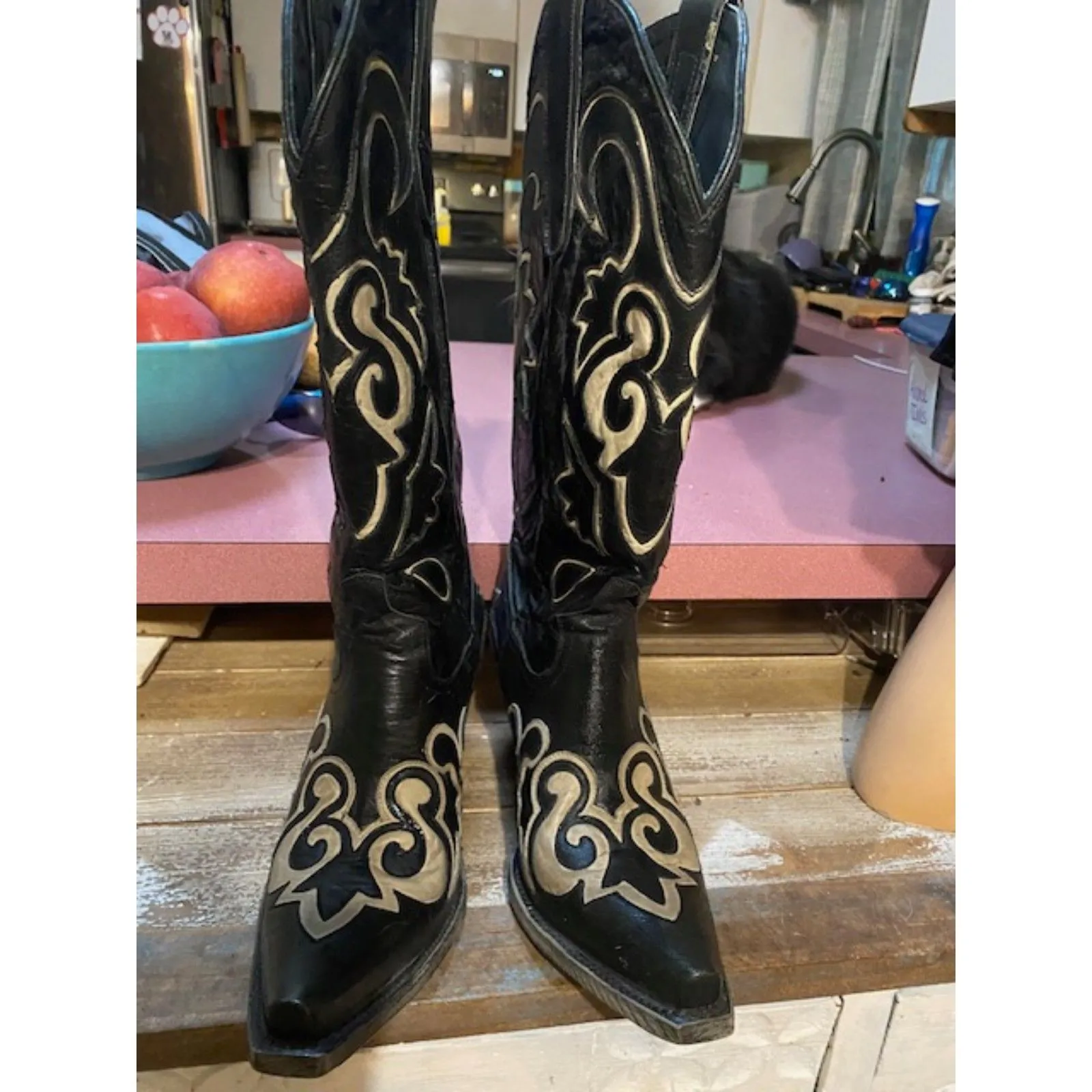 Lane Boots. LB0095 Size 7.5 Black - Image 3