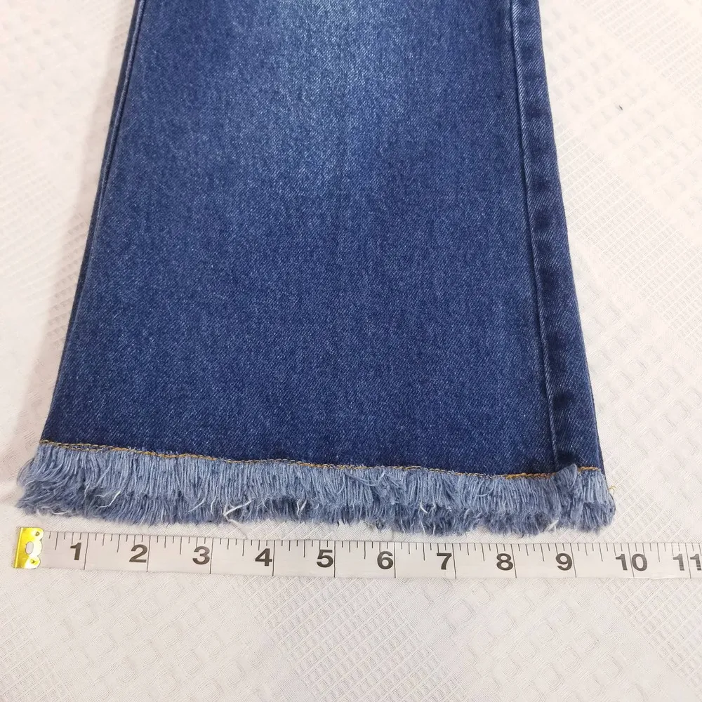 Vintage 90's L.A Blues Frayed Relaxed Bootcut Jeans - Image 7