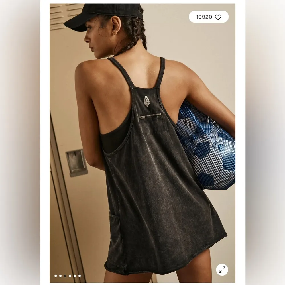 Hot Shot Mini Dress in Washed Black MEDIUM - Image 2