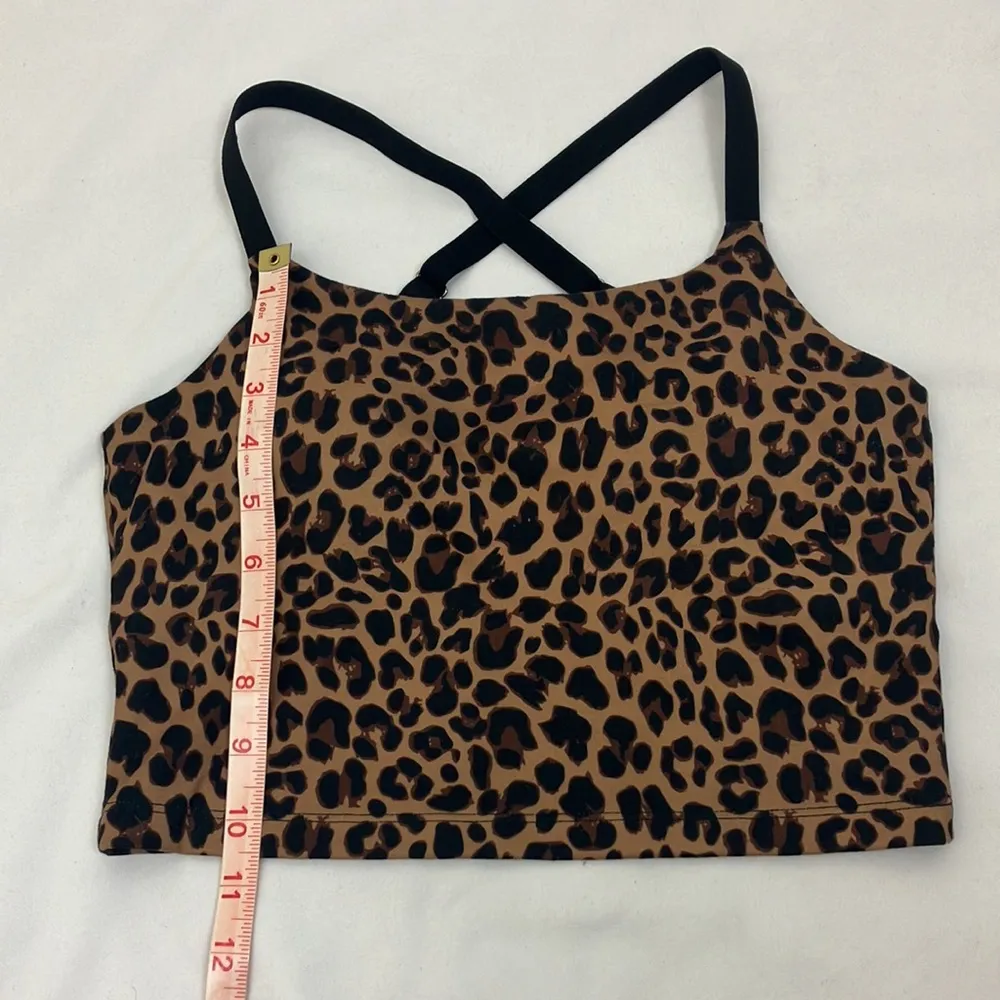 Leopard Print Crop Top with built - Image 6