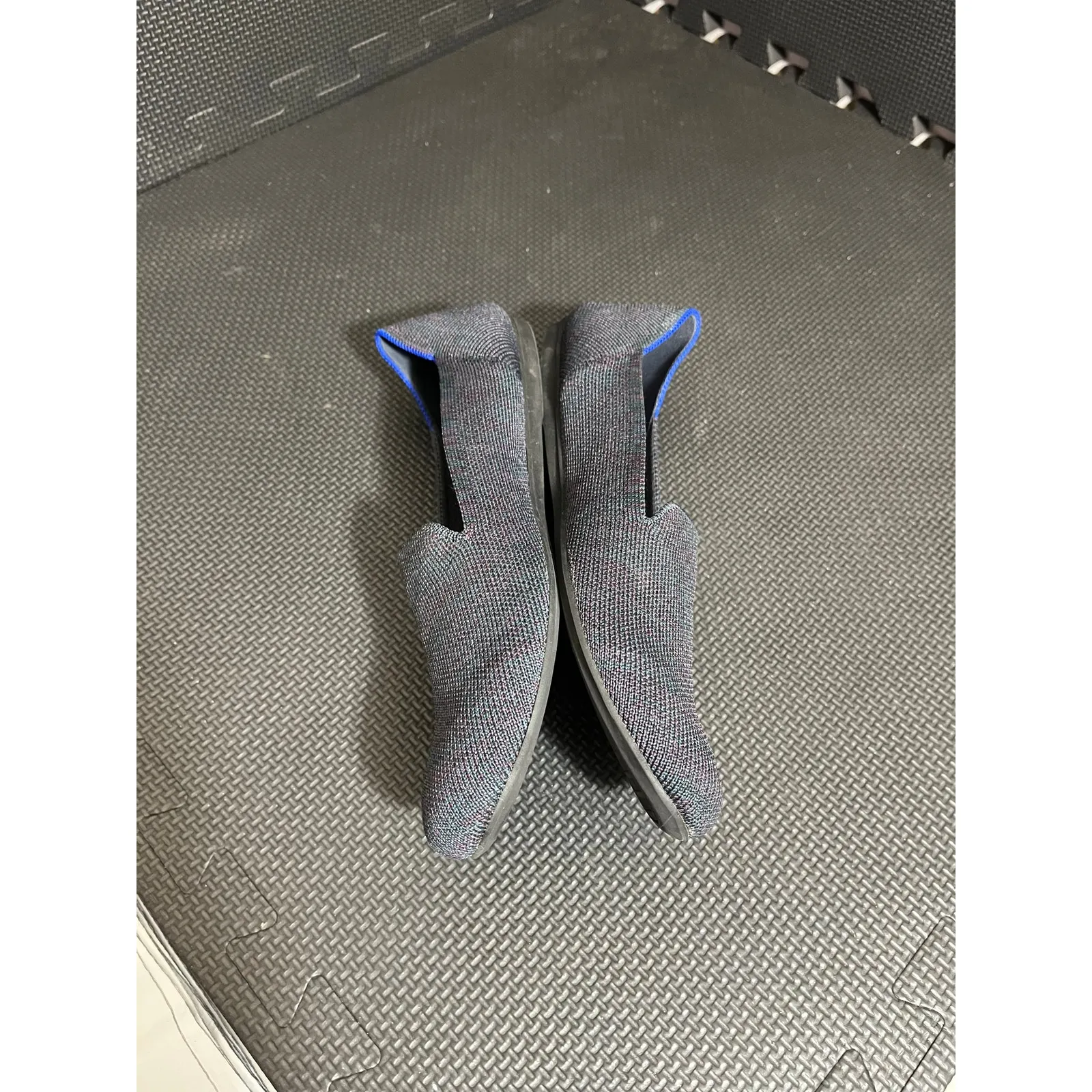 Rothys The Loafers Women's Size 8 US Blue Navy Heather Round Toe Slip on Shoes - Image 4