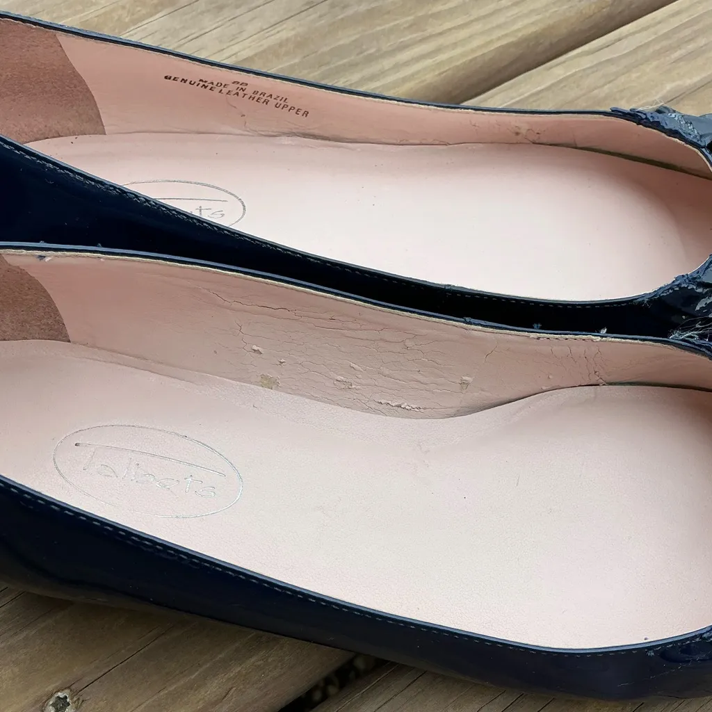 Pretty leather flats 💙💙💙 - Image 11