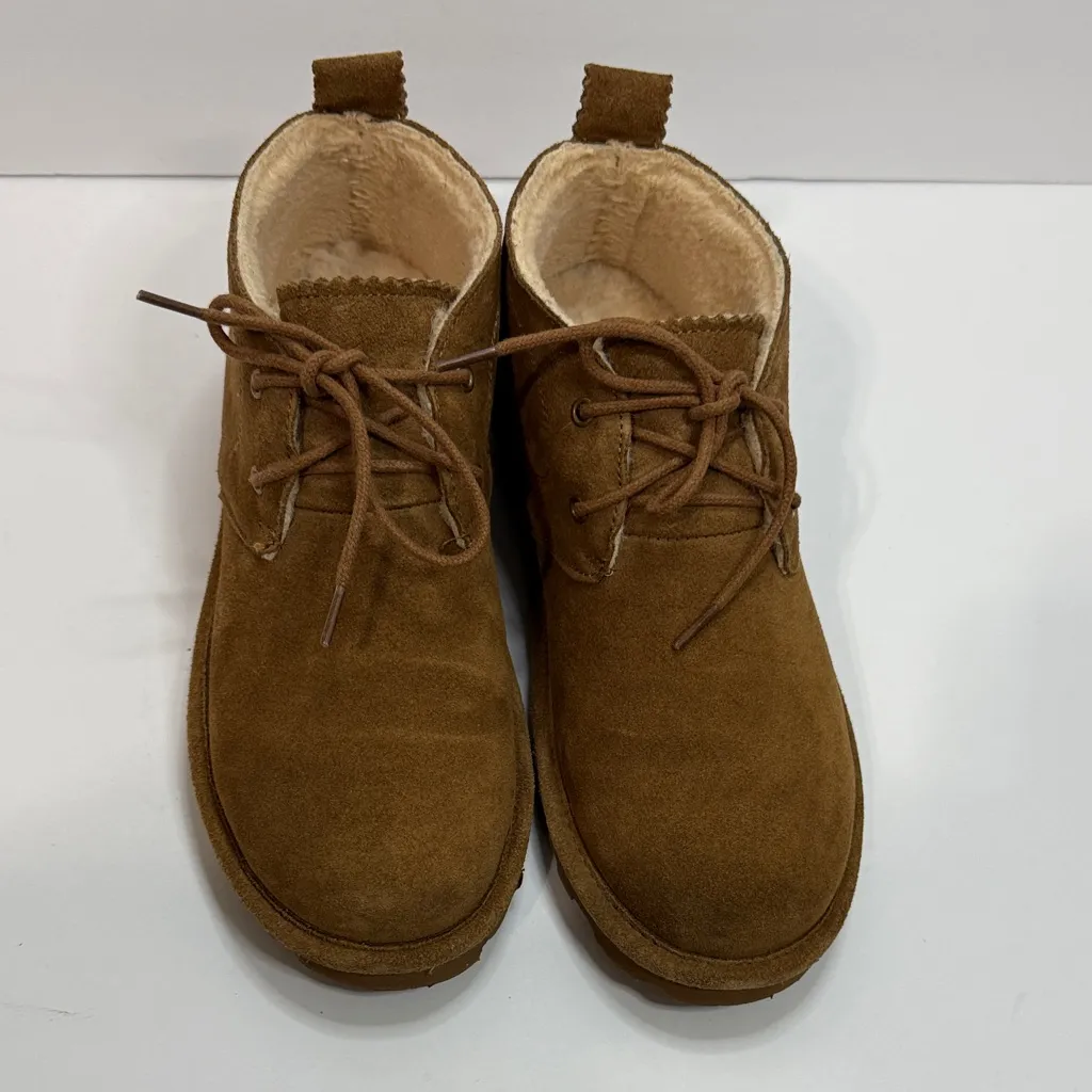BEARPAW  Chestnut Lace-Up Ankle Booties - Image 3