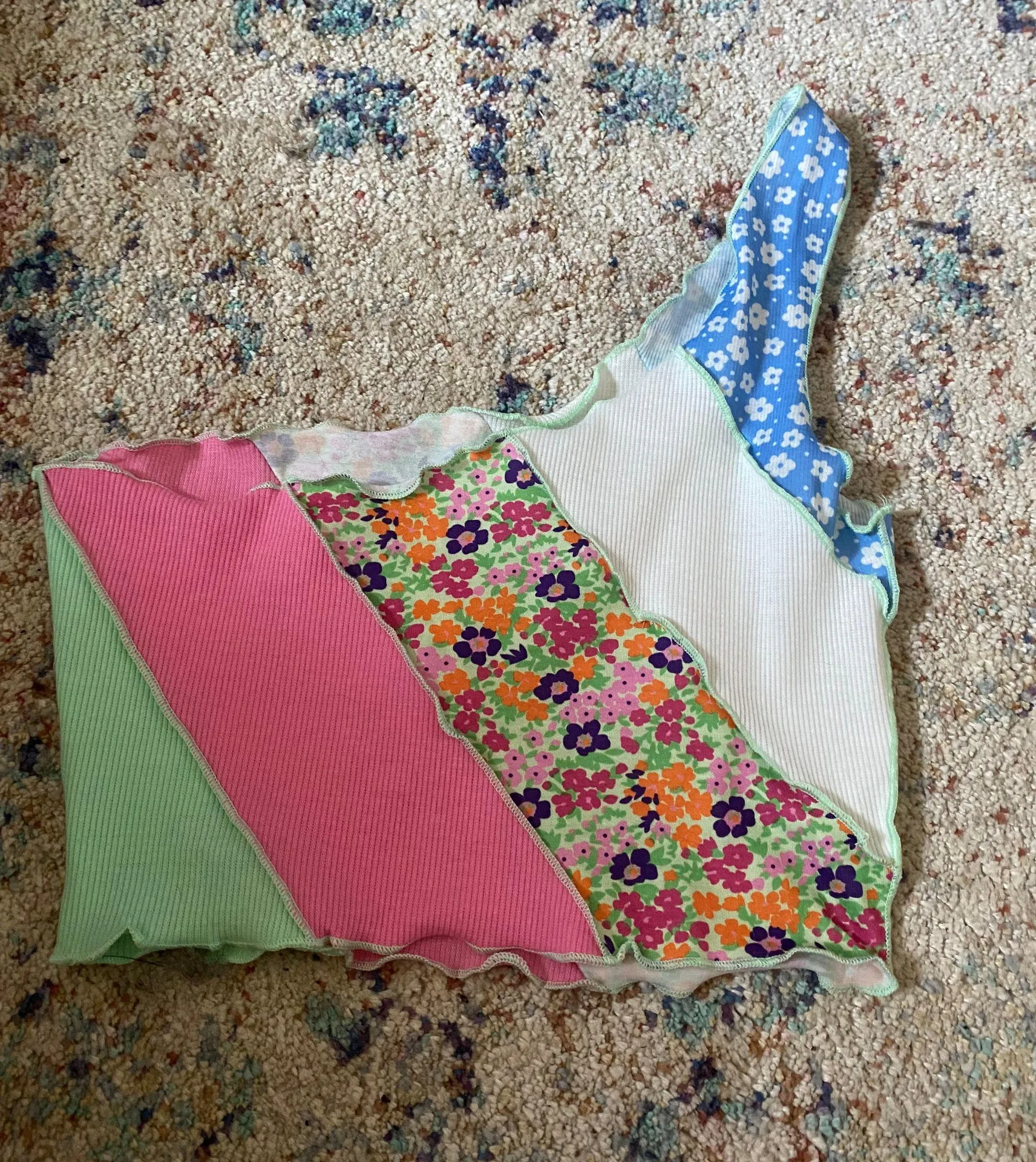 one shoulder tank top Multiple Size XS - Image 2