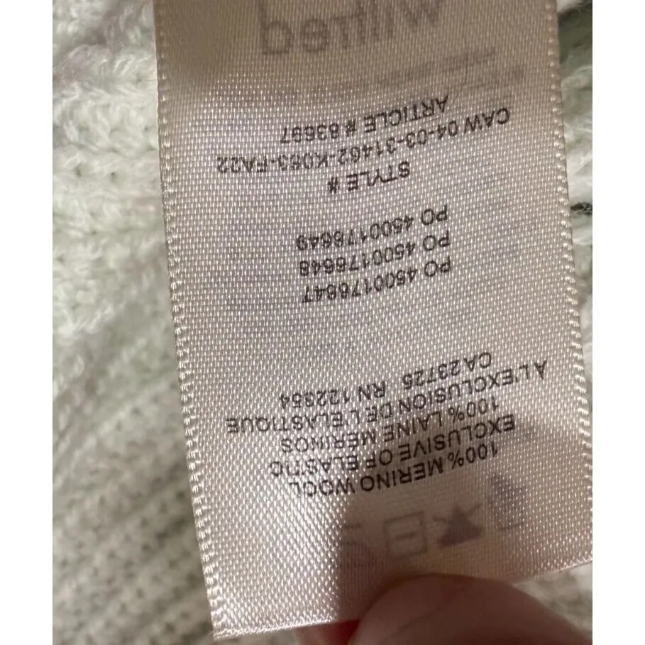 Aritzia Wilfred Sweater Montpellier Sz S Green Ribbed Merino Wool Turtleneck - Image 4