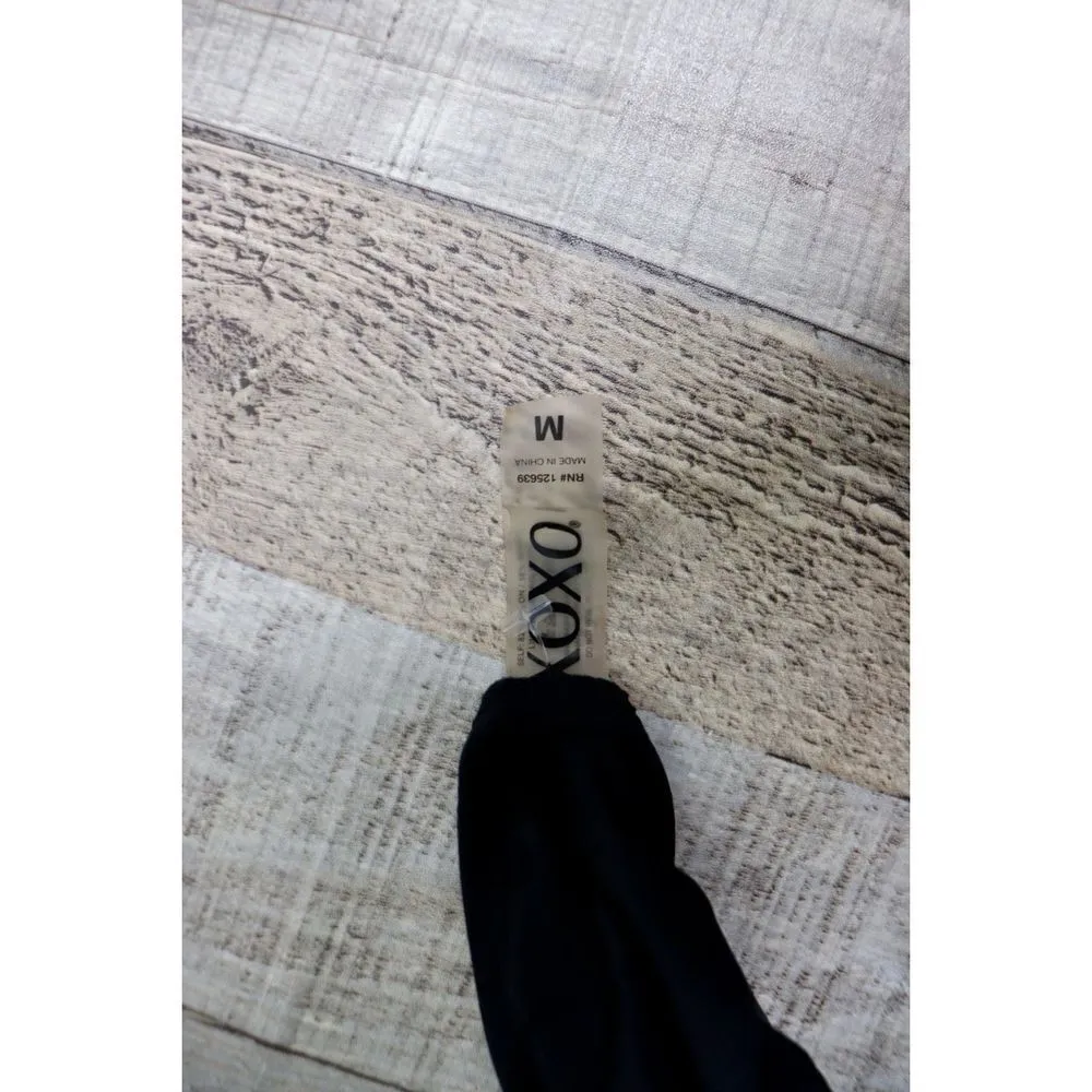 XOXO Blue Novelty Trim 1pc Sweetheart Strapless‎ Swimsuit sz MEDIUM - Image 4