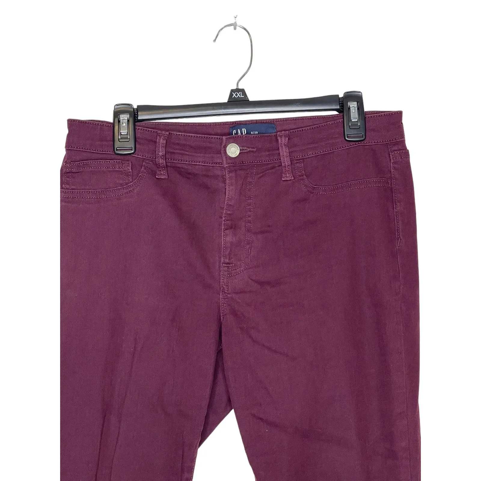 Gap Women's‎ Favorite Jegging Mom Jeans Mid-Rise Stretch Cotton Purple Size 8/29 - Image 2
