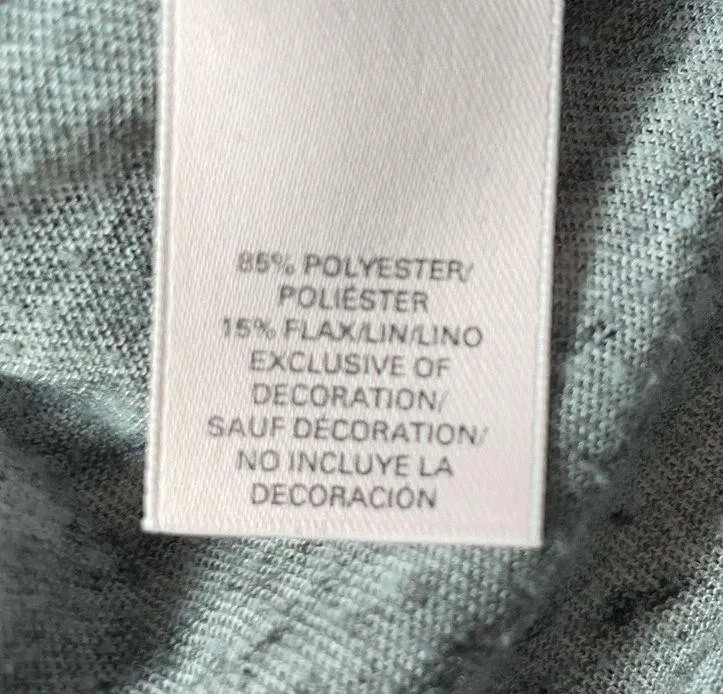 Victoria’s Secret Gray Long-sleeve Baggy Pajama Top Small - Image 7