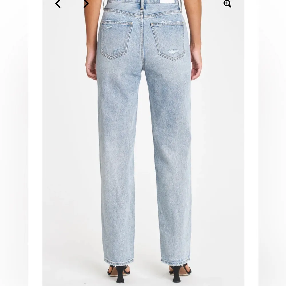 NWT  Cassie High Rise Straight denim in Paloma Distressed Sz 26 fits 29” - Image 3