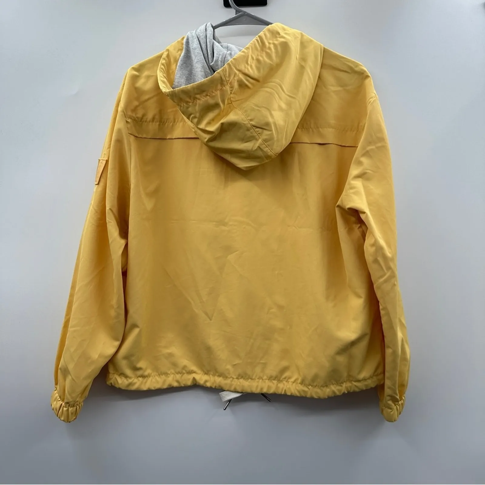 Ivory Ella Yellow Full Zip Drawstring Tie‎ Waist Long Sleeve Hooded Jacket Sz XS - Image 5