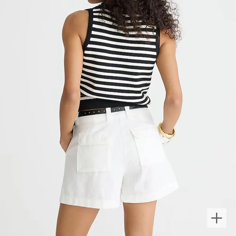 J. Crew Seaside cargo short in linen-TENCEL™ lyocell blend in white size 6 NWT - Image 3
