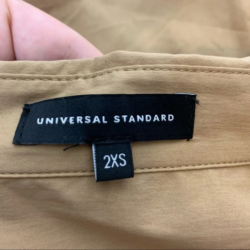 Universal standard Elbe Shirt Camel poplin - Image 6