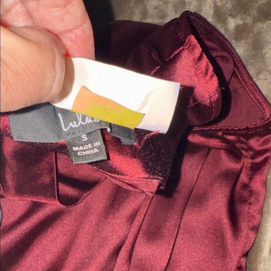 Lulus Elegant Sleeveless Burgundy Dress Red - Image 7