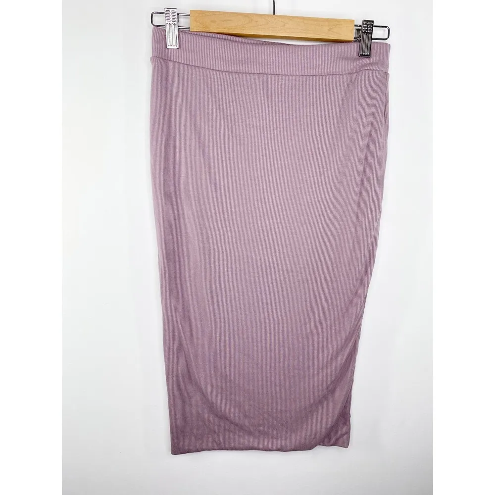 Active USA Purple Ribbed Tank Top Pencil Skirt Set Women's Size Medium M - Image 8