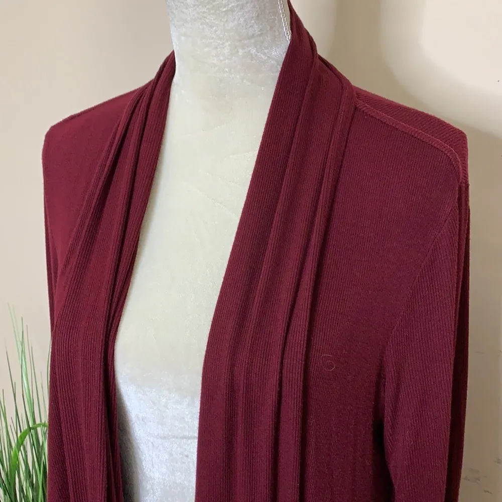 michael stars •2x1 ribbed long sleeve cardigan - Image 100