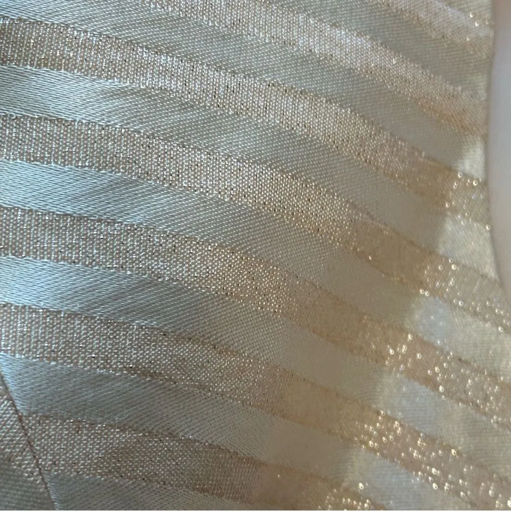 Vintage DEBORAH BOHANDY Evening Elite Pink Metallic Skirt and Jacket Suit Sz 8 - Image 10