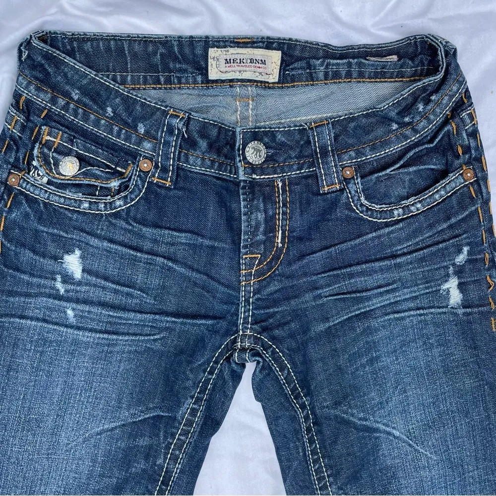 Mek Denim- Women’s Low Waisted Boot Cut Jeans - Image 3