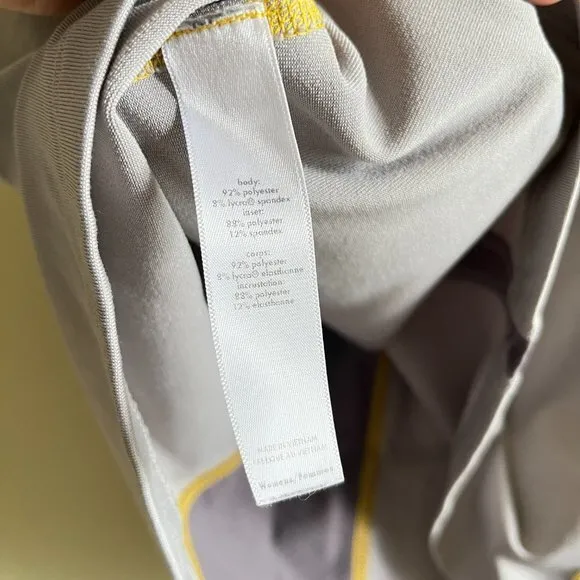 Lucy‎ Tech Short Sleeve Tee Shirt Top Gray Womens Size XS Athletic Yoga Running - Image 3