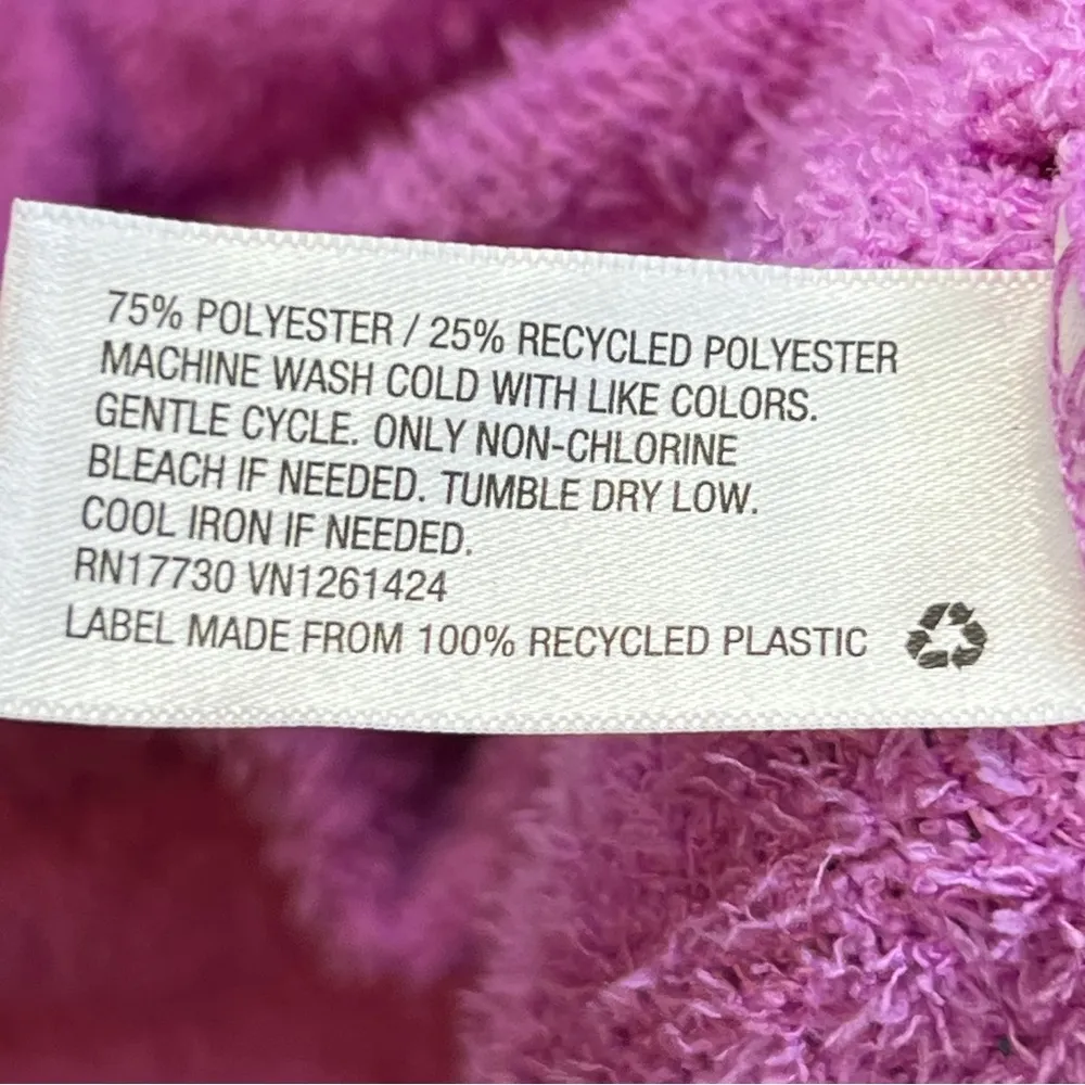 Wild Fable Size Small Terry Cloth Cropped Long Sleeve Button Front Shrug - Image 8