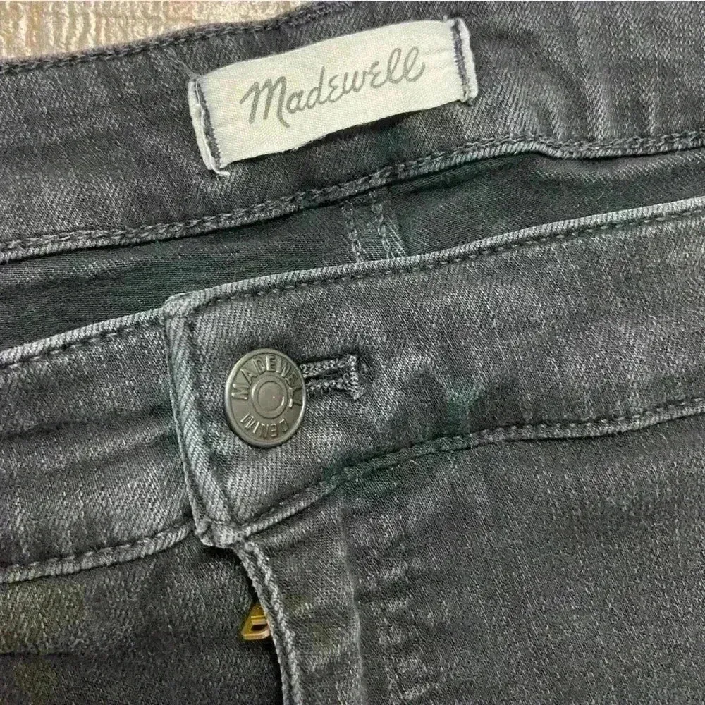 Madewell Roadtripper jeans black skinny‎ stretchy Sz 36 - Image 5