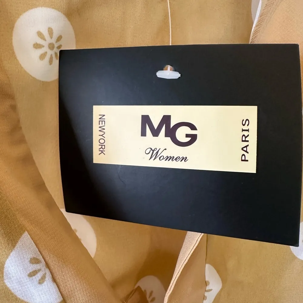 MG New York Paris women’s at 2XL Two piece polkadot NWT blouse White Size 2X - Image 2