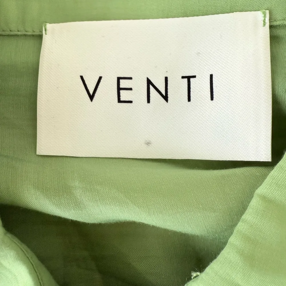 Venti Cottagecore green Lace Trim romantic Blouse luxury polka Size L Size L - Image 4