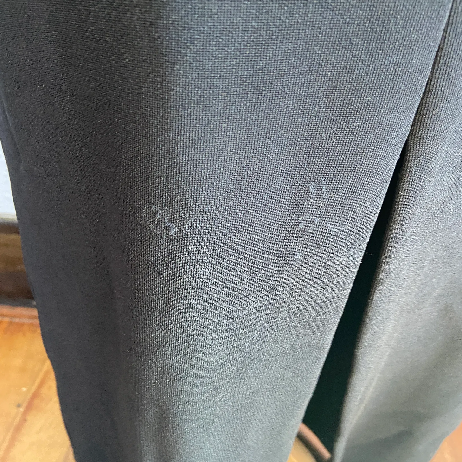 Rhapsody Vintage 90’s Black Button Back Sheer Accent Full Length Sleeveless Prom Dress - Image 6