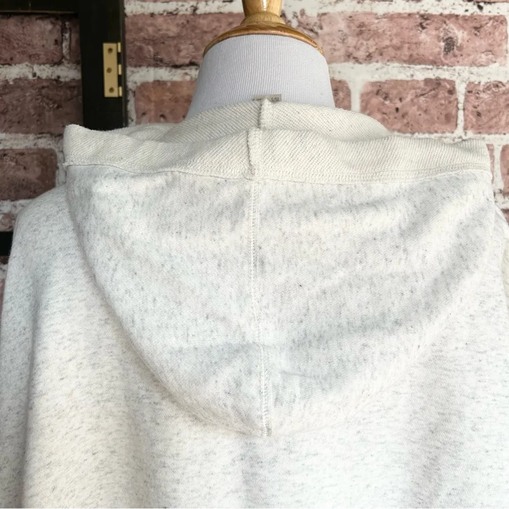 LOFT Oatmeal Hooded Poncho Sweatshirt XS/S - Image 4