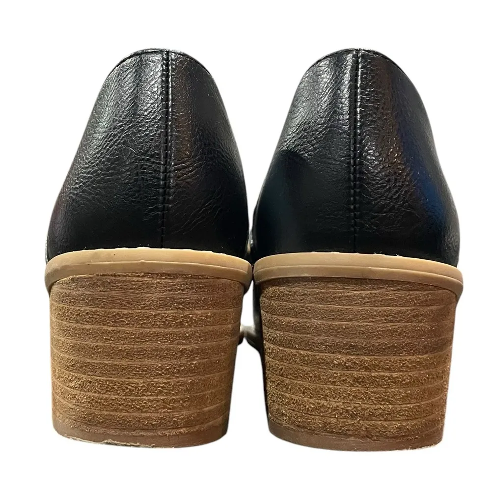 Cynthia Rowley Eddie Black Leather Dorsay Style Booties Size 7.5 - Image 8