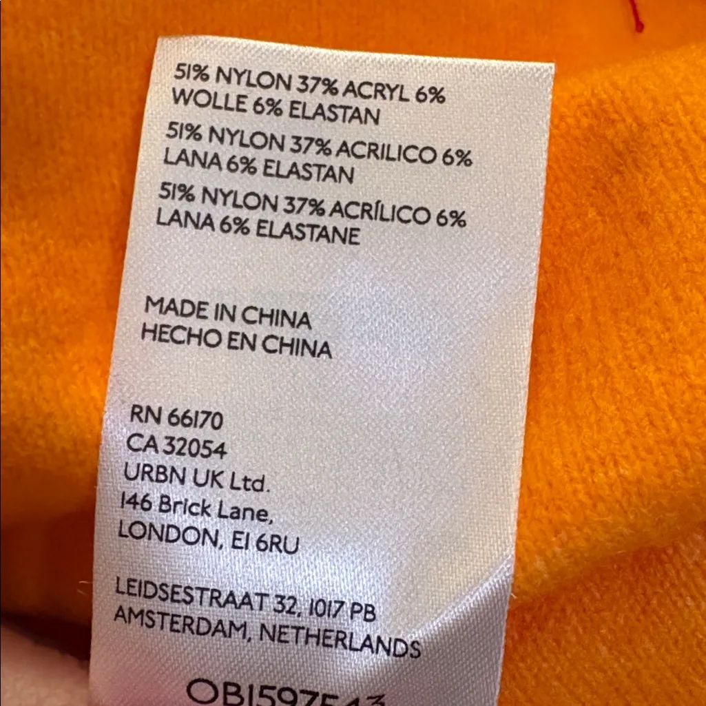 Free People Luna Pullover Marigold Sweater EUC - size Large - Image 14