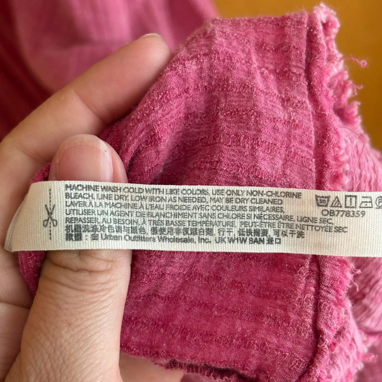 Free People Maxi Dress Sleeveless Pink Embroidered V Neck Bohemian Boho‎ - Image 6