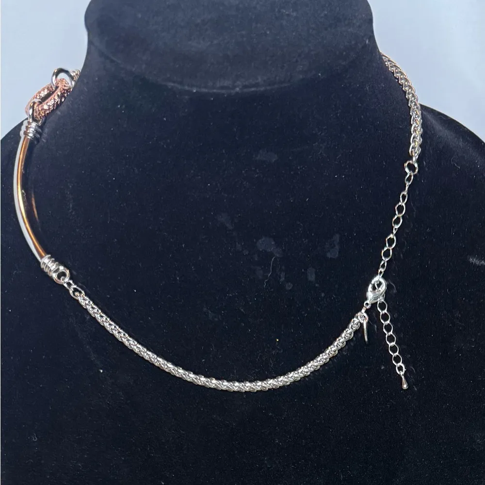 Lia Sophia Signed Mixed Media Necklace. 16” with 3” extender - Image 2