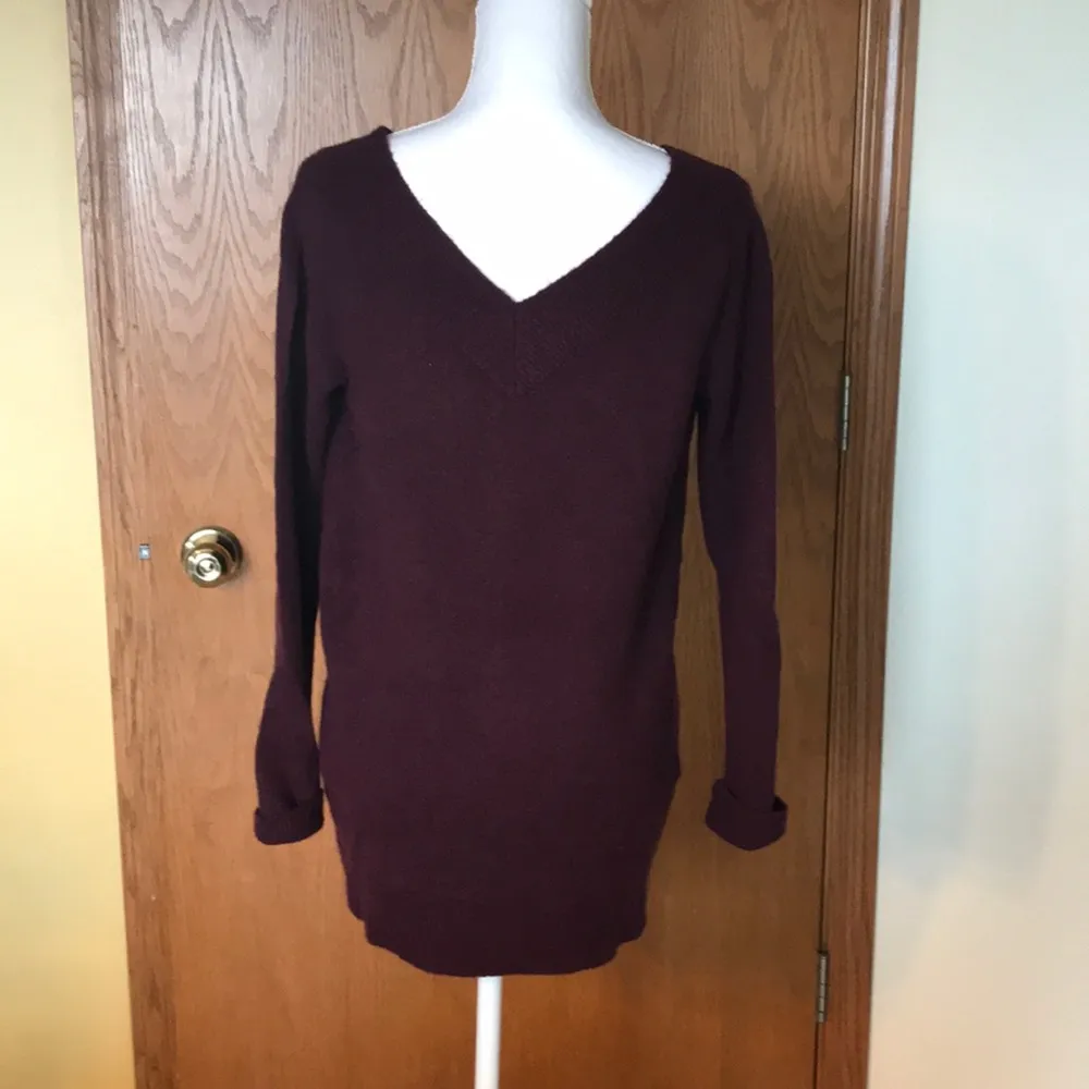 Ladies v neck sweater - Image 2