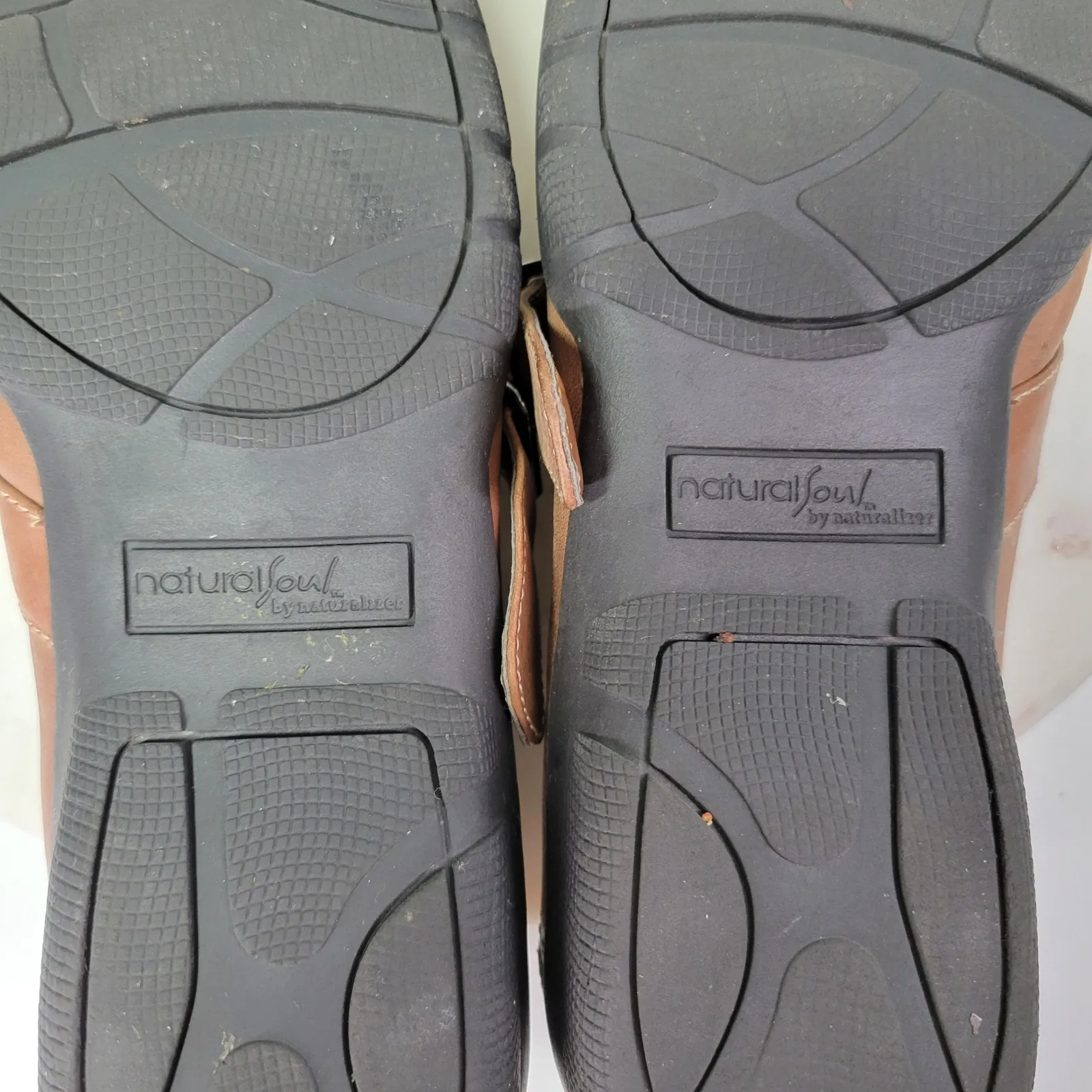 Natural Soul Naturalizer Leather Mary Jane Flats Womens 8 Brown Buckle Strap - Image 12