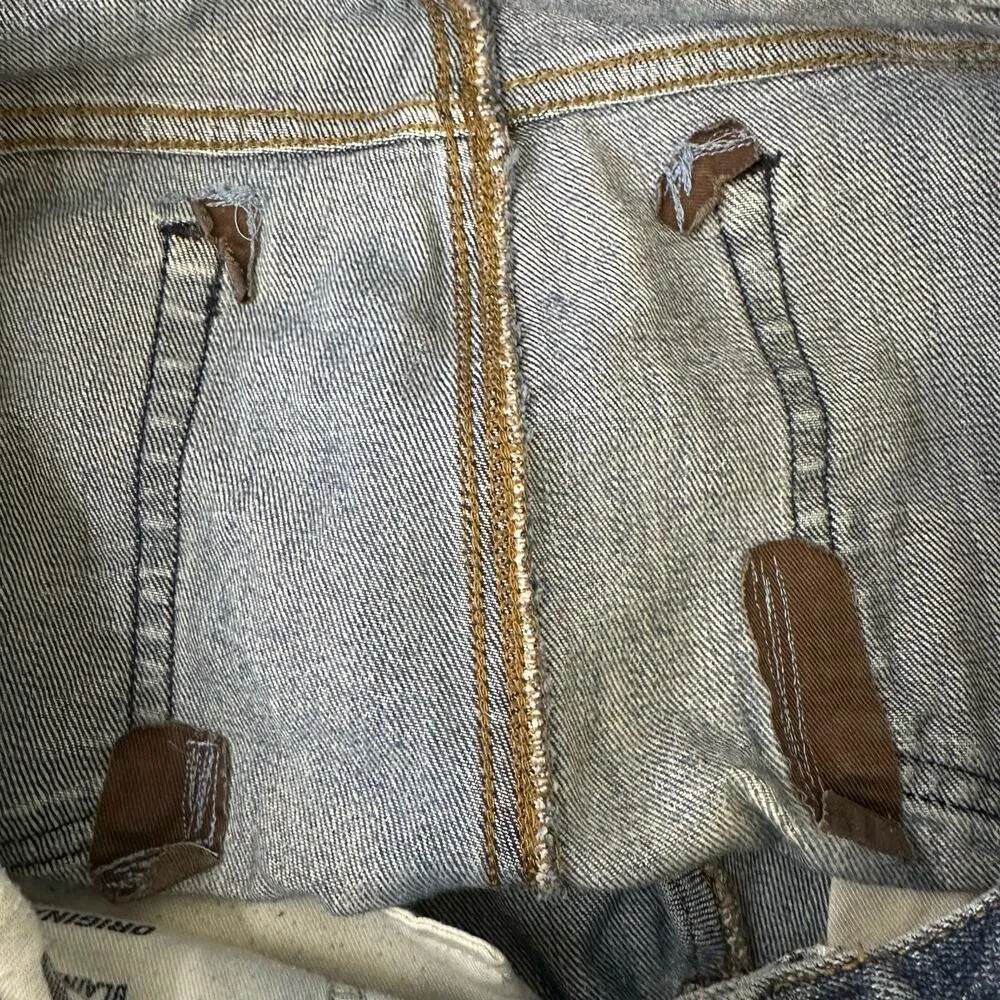 Carhartt Womens size 10 Tall Straight Leg Rugged Flex Blaine Jeans Flaws Chore - Image 12