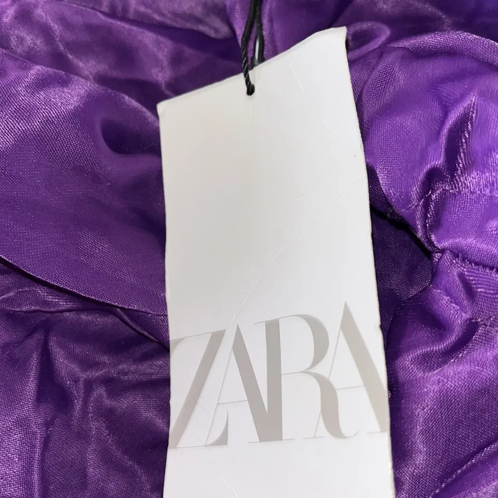 NWT Zara Satin Mini Dress With Chain Straps Purple BLOGGERS FAV - Image 7